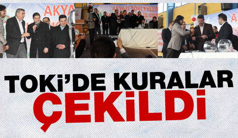 Toki Konutları Kura Çekilişi Yapıldı