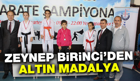Zeynep Birinci’den Altın Madalya