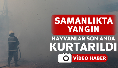 Samanlık Tamamen Yandı.