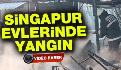 Singapur Evlerinde Yangın