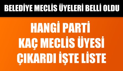 AKYAZI BELEDİYESİ MECLİS ÜYESİ LİSTESİ 2014