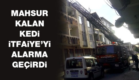 İtfaiye alarma geçti.