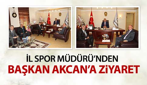 Sakarya Gençlik Hizmetleri Spor İl Müdüründen Başkan Akcan’a Ziyaret