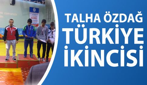Talha Özdağ Türkiye İkincisi