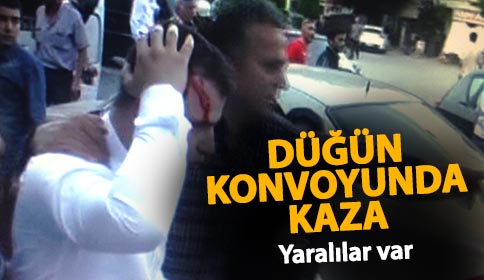 Düğün Konvoyunda Kaza