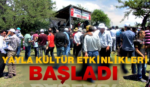 Yayla Kültür Etkinlikleri Başladı