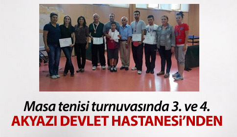 3. ve 4 . Akyazı Devlet Hastanesi’nden