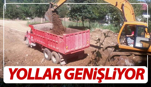 Yol Genişletme Çalışmaları Yoğun Bir Şekilde Devam Ediyor