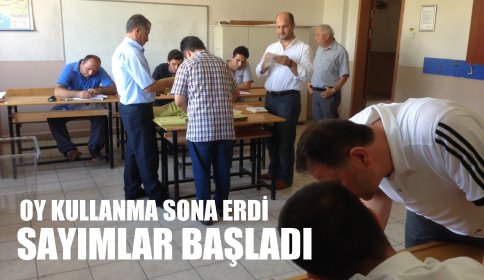 Oy Kullanımı Sona Erdi Sayım Başladı