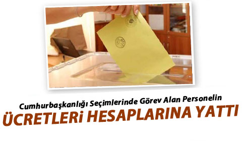 Seçim Paraları Yattı