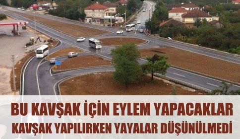 Kuzuluklu Bu Kavşak için Eylem Yapacak 