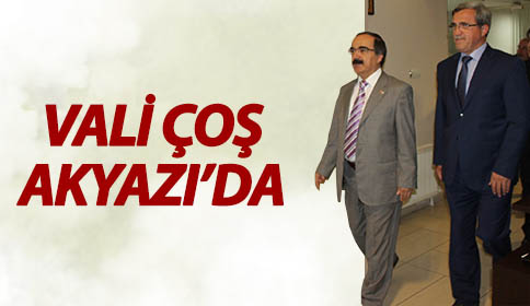 Vali Avni Coş Akyazı’da İncelemelerde Bulundu