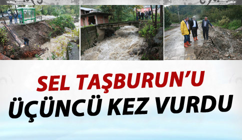 Taşburun Mahesi Bu Yıl Üçüncü Kez Sele Teslim Oldu