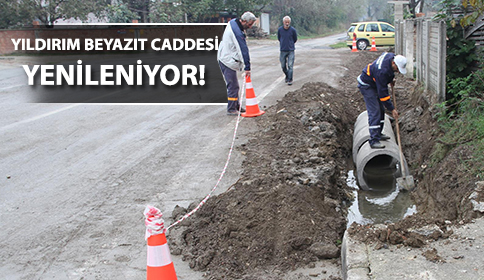 Yıldırım Beyazıt Caddesi Baştan Sona Yenileniyor