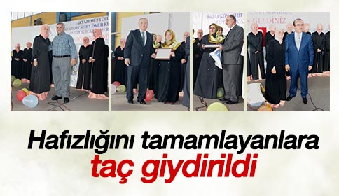 Hafızlığını Tamamlayanlara Taç Giydirildi
