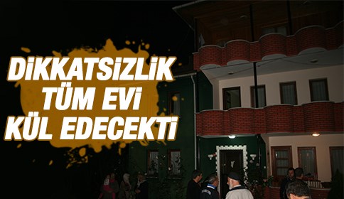 Apartmanda Yangın Korkuttu