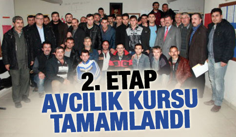 Akyazı Taşburun’da 2.Etap Avcı Eğitim Kursu Tamamlandı