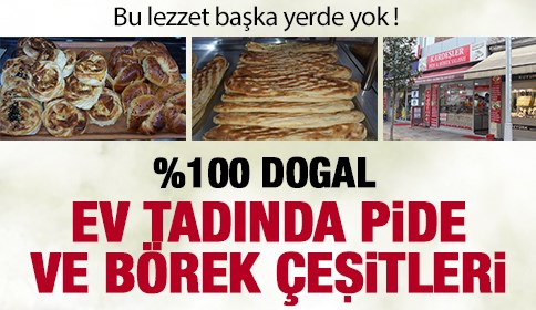 Tamamen Doğal Kardeşler Pide Salonu Hizmetinizde
