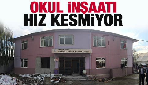 Okul İnşaatı Hız Kesmiyor
