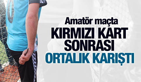 Kırmızı Kart Sonrası Ortalık Karıştı