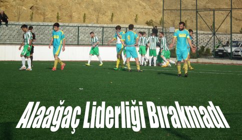 Alaağaç Liderlik Koltuğunu Bırakmadı