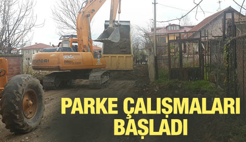 İnönü Mahalesi 7024 Sokak Parke Çalışması Başladı
