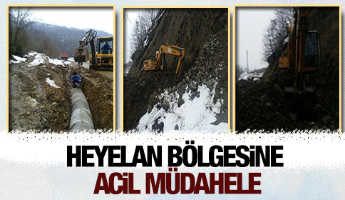 HEYELAN BÖLGESİNE ACİL MÜDAHALE
