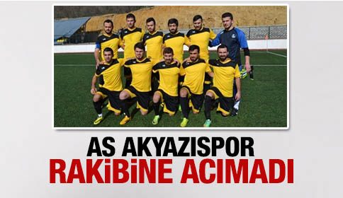 As Akyazıspor Rakibine Acımadı