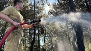Mudurnu'daki orman yangını kontrol altına alındı
