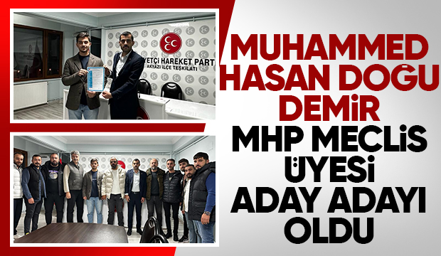 Muhammed Hasan Doğu Demir meclis üyesi aday adayı