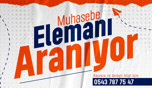 Muhasebe Elemanı Aranıyor