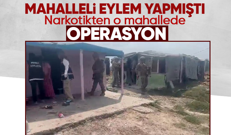 Narkotikten o mahallede uyuşturucu operasyonu