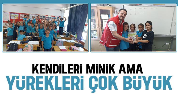 Nevruz Banoğlu İlkokulu'ndan Gazzeli çocuklar için anlamlı yardım