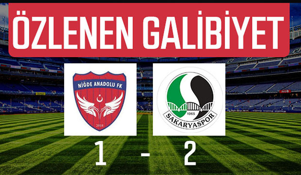 Niğde Anadolu FK 1 Sakaryaspor 2