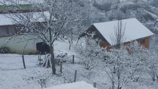 Nisan ayında kar yağdı