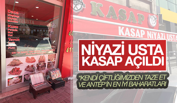 NİYAZİ USTA KEBAP KASAP HİZMETE AÇILDI