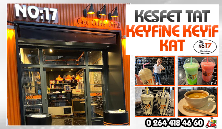 No17 Coffee House İle Keyfine Keyif Kat!