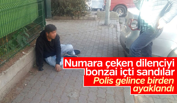 Numara Çeken Dilenciyi Bonzaici Sandılar 