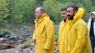 O ilçede sel alarmı; Ekipler alarm durumunda
