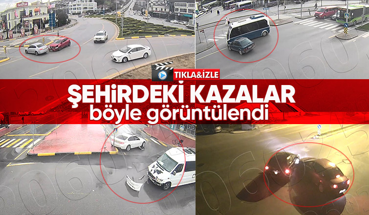 O kazaların görüntüsü ortaya çıktı