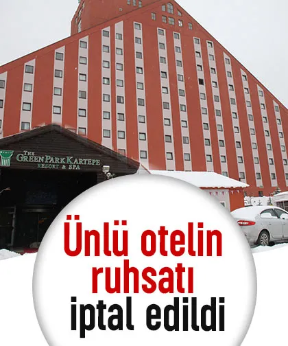 O otelin ruhsatı iptal edildi