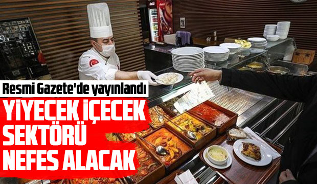 O sektör için ciro kaybı desteği başladı