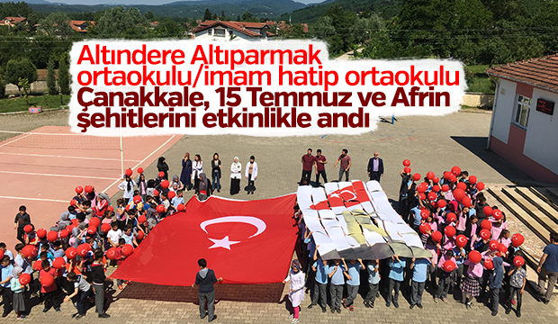  ÖĞRENCİLER ŞEHİTLERİMİZİ ETKİNLİKLE ANDI