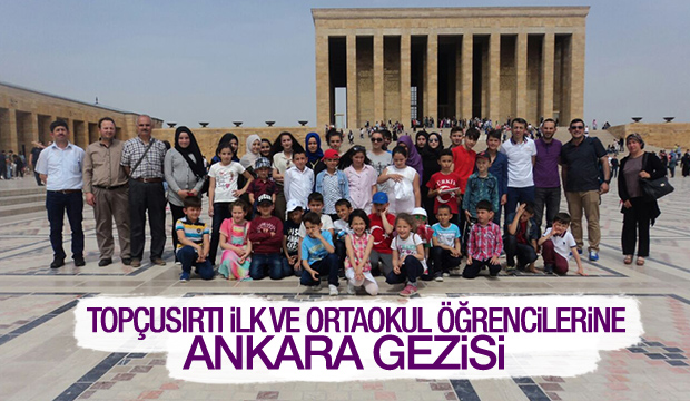 Topçusırtı  Öğrencilerine  Ankara Gezisi