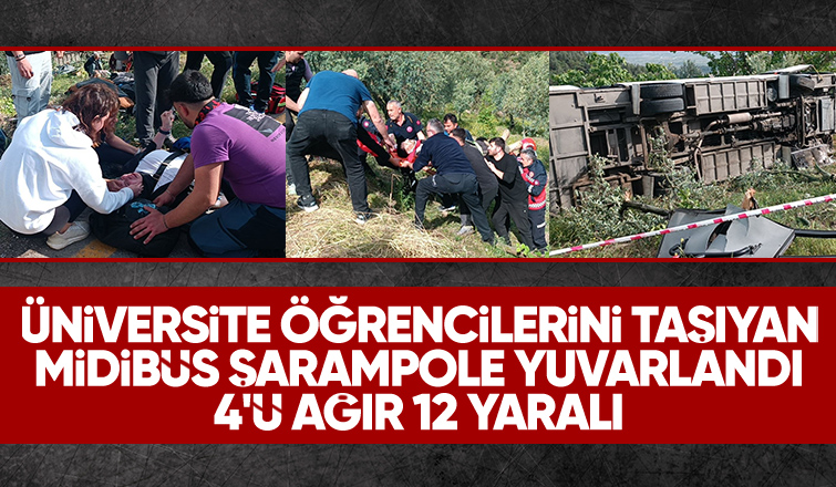 Öğrencilerin gezisi faciayla sonuçlandı: 12 yaralı