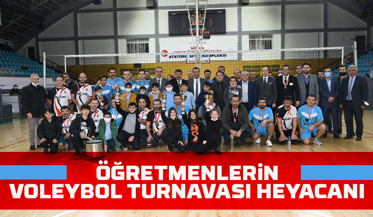 Öğretmenlerin Voleybol Turnuvası heyecanı