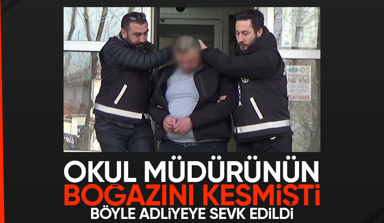 Okul müdürünün boğazını kesmişti, flaş gelişme