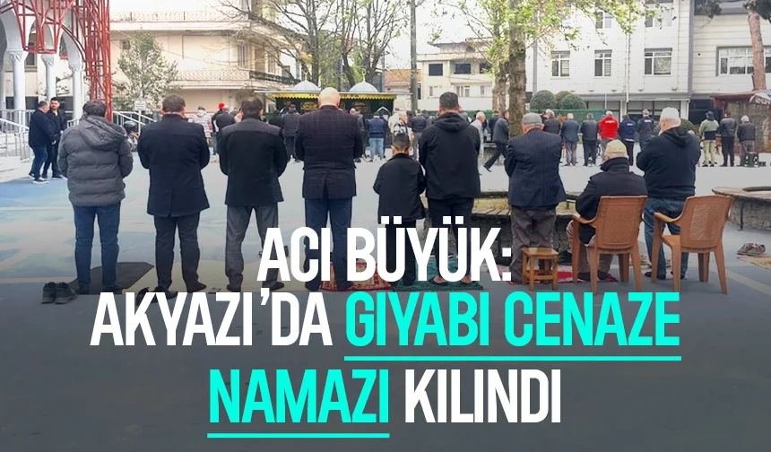 Okul saldırıları kurbanları için gıyabi cenaze namazı kılındı