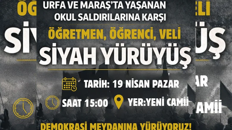 Okul saldırılarında hayatına kaybedenler için anma yürüyüşü