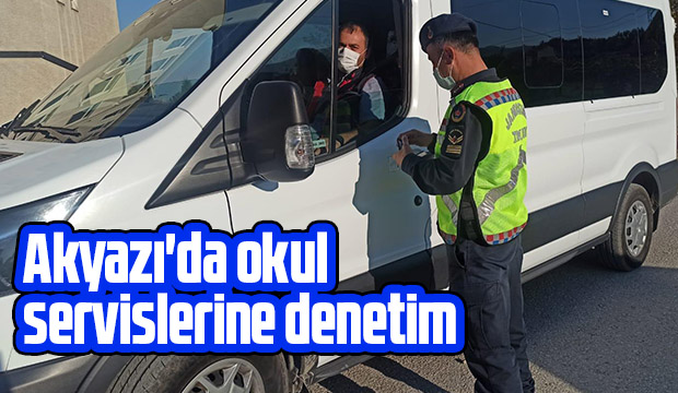 Okul servisleri denetlendi
